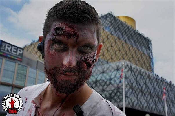 Zombie Walk founder Jamie Chapman led this year's charity walk